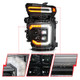 Anzo 111619X-L - Z-Series 20-23 Chevy Silverado 2500/3500 Z-Series Full LED Proj Headlights Black - Driver Side