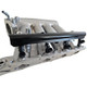BLOX Racing BXFU-00700-BK - Racing Honda K-Series Xtreme Aluminum Fuel Rail - Black