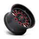 Fuel Wheels D61220001747 - Aluminum Wheels 20X10 Stroke D612 8 On 170 Gloss Red Milled 125.1 Bore -18 Offset Fuel Off Road Wheels