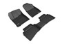 3D MAXpider L1HY10201509 - KAGU Floor Mat; Black; 3 pc.; 2 pc. Front Row; 1 pc. 2nd Row; 3D MAXpider L1HY10201509 - KAGU Floor Mat; Black; 3 pc.; 2 pc. Front Row; 1 pc. 2nd Row;