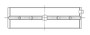 ACL 4M2737H-.025 - Nissan VG30DETT 3.0L-V6 0.025 Oversized High Performance Main Bearing Set