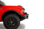 Addictive Desert Designs F230181060103 - 2021+ Ford Bronco Rock Fighter Front Bumper - Hammer Black