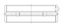 ACL 5M1295H-.025 - Hyundai G4KF 2.0T 0.025 Oversized High Performance Main Bearing Set