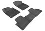 3D MAXpider L1NS03001509 - 2009-2014 Nissan Maxima Kagu 1st & 2nd Row Floormats - Black