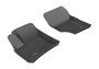 3D MAXpider L1PO00011509 - KAGU Floor Mat; Black; 2 pc.; Front; 3D MAXpider L1PO00011509 - KAGU Floor Mat; Black; 2 pc.; Front;