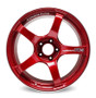 Advan YAD8J45WCRR - TC4 18x9.5 +45 5-120 Racing Candy Red & Ring Wheel