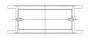 ACL 5M590HC-STD - Ford 221/255/260/289/302 Windsor/Windsor 5.0L Standard Size Main Bearing Set - CT-1 Coated