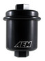 AEM 25-200BK - 94-01 Acura Integra / 94-97 Honda Accord / 96-00 Civic / 97-01 Prelude Black Fuel Filter Kit