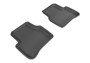 3D MAXpider L1VW01521509 - 2006-2010 Volkswagen Passat Kagu 2nd Row Floormats - Black