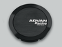 Advan YV0332 - Full Flat 63mm Centercap - Black