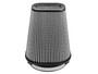 aFe Power 21-90110-CF - MagnumFLOW Pro Dry S Air Filter (7.5x5.5in) F x (9x7in) B x (5.75x3.75in) T (Carbon) x 10in H