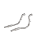 Akrapovic DP/L-AU/SS/2 - 2020+ Audi RS Q8 (4M) Link Pipe Set (SS) Catted (Excl Models w/5C1 Option Code)
