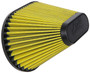 Airaid 725-484 - Universal Air Filter - Cone 6in F x 10-1/4x7-1/4in B x 5-1/2x2-1/2in T x 6-1/2in H -Synthamax