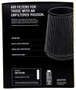 Airaid 725-484 - Universal Air Filter - Cone 6in F x 10-1/4x7-1/4in B x 5-1/2x2-1/2in T x 6-1/2in H -Synthamax