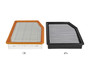aFe Power 31-10292 - MagnumFLOW Pro DRY S OE Replacement Filter 2019 GM Silverado/Sierra 1500 V6-2.7L/4.3L/V8-5.3
