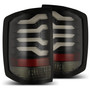 AlphaRex 620010 - 14-18 Chevrolet Silverado 1500 PRO-Series LED Tail Lights Jet Black