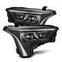 AlphaRex 880874 - 22-23 Toyota Tundra LUXX-Series Headlights Black w/Amber DRL - Req 810029 OR 810030