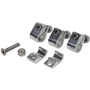 AllStar Performance ALL18323 - 2pc Alum Line Clamps 3/8in 4pk