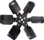 AllStar Performance ALL30096 - Aluminum Fan 15in 6 Blade