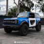 Anderson Composites AC-DD21FDBR2D-HA-PC - 21-22 Ford Bronco 2DR Fiberglass Doors (Pair) w/ CF Inserts - Off Road