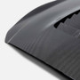 Anderson Composites AC-HD15FDMU350-GT5-DS - 15-20 Ford Mustang Shelby GT350/GT350R Type GT5 Double Sided Carbon Fiber Hood