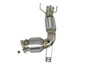aFe Power 48-36322-HC - Twisted Steel Street Series Down-Pipe 14-19 MINI Cooper S L4-2.0L (t)