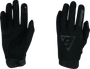Answer 446589 - Peak Glove Black/Black Youth - Small