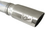 aFe Power 49-04040-P - ATLAS 5in DPF-Back Alum Steel Exhaust System Polished Tip GM Diesel Trucks 7.5-10 V8-6.6L td LMM