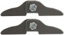 AllStar Performance ALL60040-25 - Header Tab Kit - 4 Tabs / 2 Bolt / 2 Lock Nuts - Steel - Natural - Set of 25