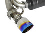 aFe Power 49-33103-L - Takeda 3in 304 SS Cat-Back Exhaust System w/ Blue Flame Tip 16-18 Ford Focus RS I4-2.3L (t)