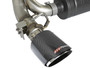aFe Power 49-33104-C - Takeda 3in 304 SS Axle-Back Exhaust System w/ Carbon Fiber Tips 16-18 Ford Focus RS I4-2.3L (t)