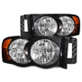 Anzo 111022 - USA - Crystal Headlight Set 