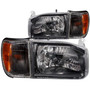 Anzo 111051 - 1999-2004 Nissan Pathfinder Crystal Headlights Black Anzo 111051 - 1999-2004 Nissan Pathfinder Crystal Headlights Black