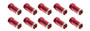 AllStar Performance ALL72061 - QC Cover Nuts Long Red 10pk AllStar Performance ALL72061 - QC Cover Nuts Long Red 10pk