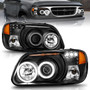Anzo 111132 - 1995-2001 Ford Explorer Projector Headlights w/ Halo Black 1 pc Anzo 111132 - 1995-2001 Ford Explorer Projector Headlights w/ Halo Black 1 pc