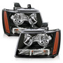 Anzo 111392 - 2007-2014 Chevrolet Tahoe/Suburban Crystal Headlights Black Anzo 111392 - 2007-2014 Chevrolet Tahoe/Suburban Crystal Headlights Black