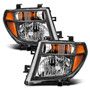 Anzo 111434 - 2005-2008 Nissan Pathfinder Crystal Headlight  Black Amber Anzo 111434 - 2005-2008 Nissan Pathfinder Crystal Headlight  Black Amber
