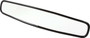 AllStar Performance ALL76406 - Mirror - Rear View - Convex - 14 in Wide x 2.5 in Tall - Steel - Black Paint - Each