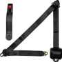 AllStar Performance ALL98115 - Seat Belt Retractable 3pt Black