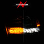 Anzo 111609 - 09-18 Dodge Ram 1500/2500/3500 LED Plank Style Headlights Switchback + Sequential - Matte Black