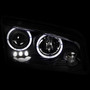 Anzo 121381 - 2006-2010 Dodge Charger Projector Headlights w/ Halo Black Anzo 121381 - 2006-2010 Dodge Charger Projector Headlights w/ Halo Black