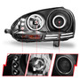 Anzo 121345 - 2006-2009 Volkswagen Rabbit Projector Headlights w/ Halo Black (CCFL) Anzo 121345 - 2006-2009 Volkswagen Rabbit Projector Headlights w/ Halo Black (CCFL)