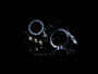 Anzo 121342 - 1997-2001 Honda Prelude Projector Headlights w/ Halo Chrome w/ LED Anzo 121342 - 1997-2001 Honda Prelude Projector Headlights w/ Halo Chrome w/ LED