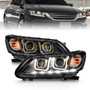 Anzo 121492 - 2013-2015 Honda Accord Projector Headlights w/ U-Bar Black