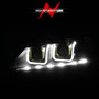 Anzo 121492 - 2013-2015 Honda Accord Projector Headlights w/ U-Bar Black