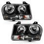 Anzo 121544 - 2005-2010 Chrysler 300 Crystal Headlight Black Anzo 121544 - 2005-2010 Chrysler 300 Crystal Headlight Black