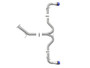 aFe Power 49-37002-1L - Takeda 3-2.5in 304SS Axle-Back Exh Sys w/Blue Flame Tip 2018 Hyundai Elantra GT Sport I4-1.6L(t)