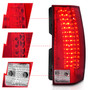 Anzo 311190 - 2007-2014 Chevrolet Suburban LED Taillights Red/Clear - Escalade Look Anzo 311190 - 2007-2014 Chevrolet Suburban LED Taillights Red/Clear - Escalade Look