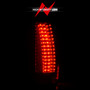 Anzo 311190 - 2007-2014 Chevrolet Suburban LED Taillights Red/Clear - Escalade Look Anzo 311190 - 2007-2014 Chevrolet Suburban LED Taillights Red/Clear - Escalade Look