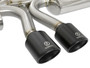 aFe Power 49-36618-B - Takeda 3in 304 SS Cat-Back Exhaust w/ Dual Center Black Tips 17+ Honda Civic Si (2dr) I4 1.5L